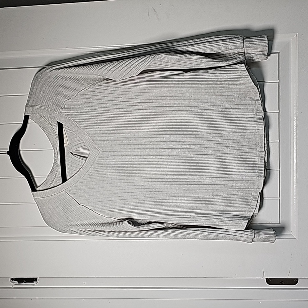 Lucky Brand med grey long sleeve top
